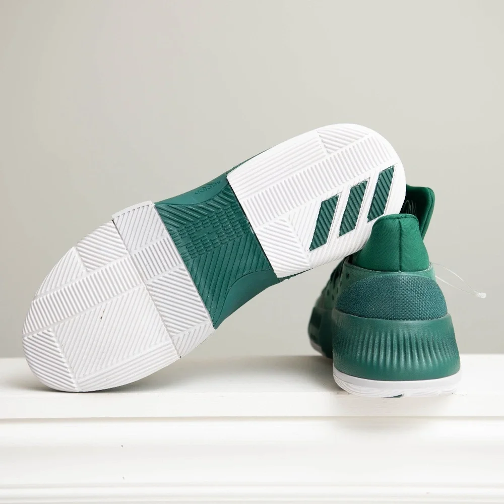NEW! Adidas Dame 3 Men's Sz 12 Dark Green Basketball Shoes Athletic‎ Sneakers